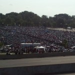 Pentagon parking lot Rolling Thunder 2012