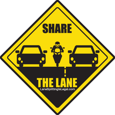 california hwy law motorcycles splitting lanes