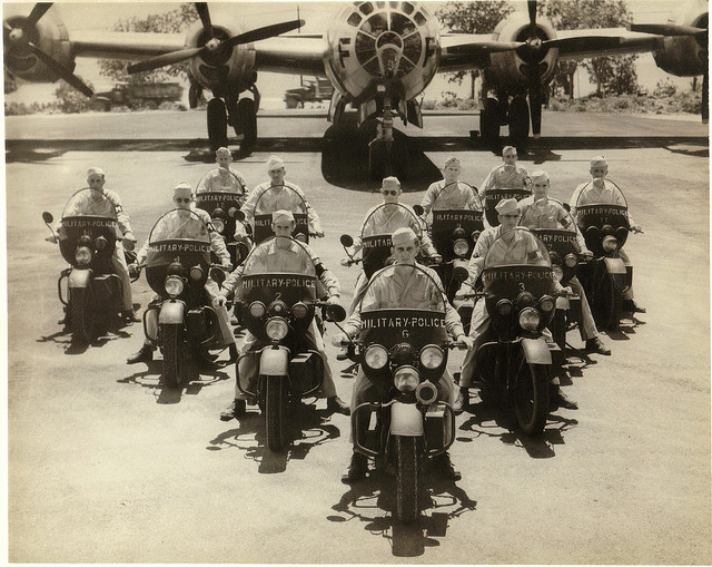 Harley Davidson produced large numbers of motorcycles for the US Army in World War II