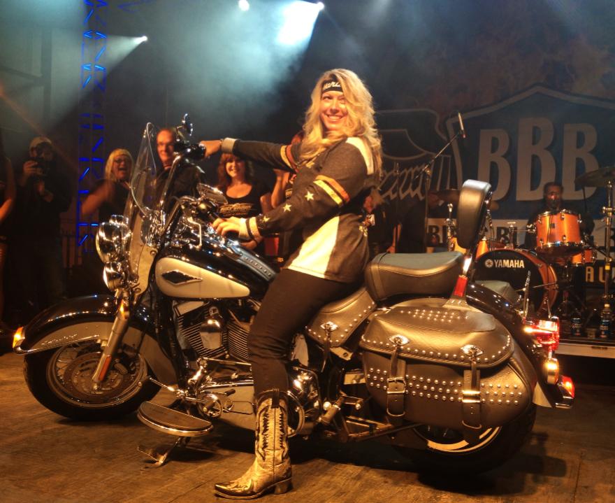 Christy Box our 2013 Harley-Davidson Softail Motorcycle Winner!