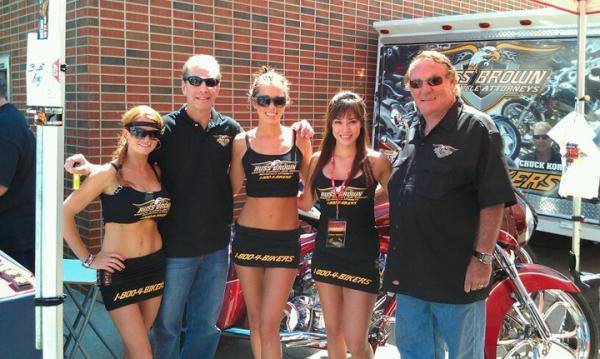 Chuck Koro & Russ Brown - Official Attorney Sponsors of Daytona Bike Week.