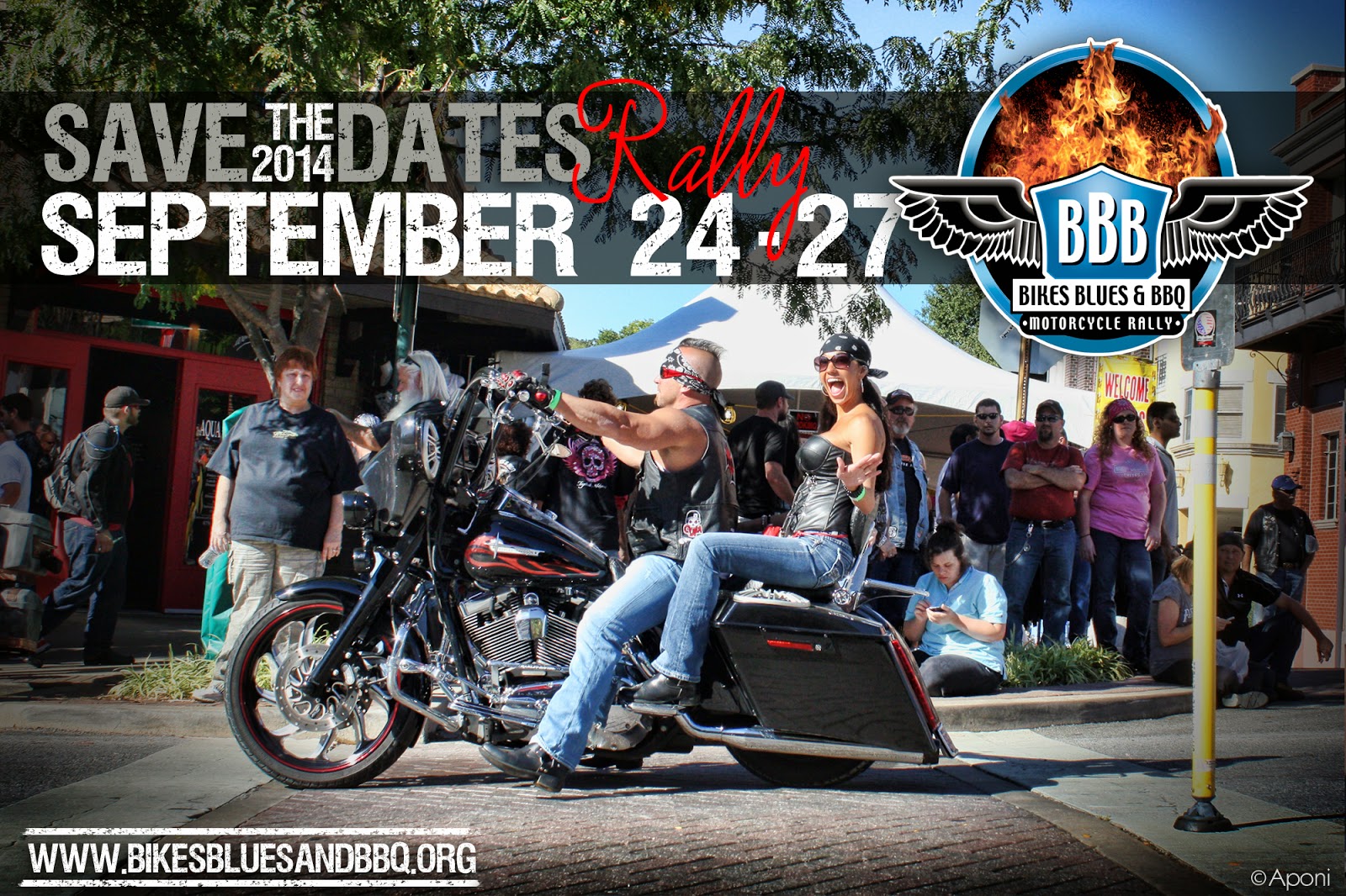 September 24th 27th Bikes Blues & BBQ Fayetteville Arkansas